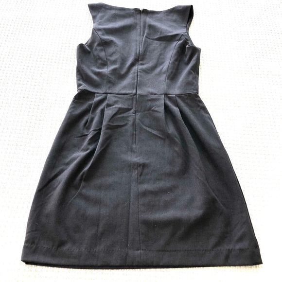 Grey polyester rayon office dress - Picture 2 of 3